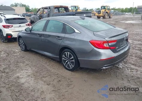 2020 Honda Accord Hybrid Exl z USA, uszkodzony, nr VIN 1HGCV3F5XLA015351